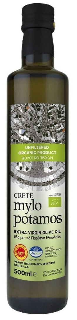 OLIWA Z OLIWEK EXTRA VIRGIN NIEFILTROWANA PDO KRETA BIO 500 ml - MYLOPOTAMOS MYLOPOTAMOS (grecka oliwa)