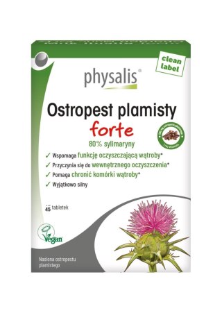 OSTROPEST PLAMISTY FORTE 45 TABLETEK - PHYSALIS PHYSALIS (olejki eteryczne, suplementy)