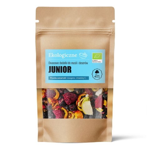 OWOCOWE DODATKI DO MUSLI I DESERÓW JUNIOR BIO 20 g - DARY NATURY DARY NATURY - inne