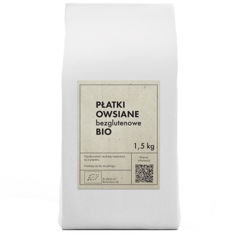 PŁATKI OWSIANE BEZGLUTENOWE BIO 1,5 kg - THE PLANET THE PLANET (Zakupy przyjazne Ziemi)