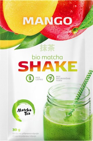 SHAKE Z MATCHĄ I MANGO BEZGLUTENOWY BIO 30 g - AMYLON AMYLON (budynie, galaretki,kisiele,cukry, skrobie