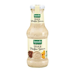 SOS PIEPRZOWY DO STEKÓW BEZGLUTENOWY BIO 250 ml - BYODO BYODO (sosy, majonezy, musztardy)