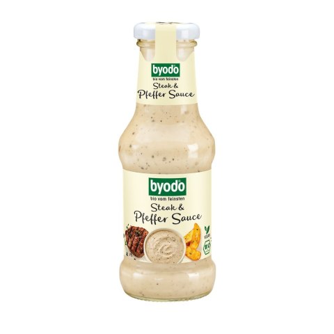 SOS PIEPRZOWY DO STEKÓW BEZGLUTENOWY BIO 250 ml - BYODO BYODO (sosy, majonezy, musztardy)