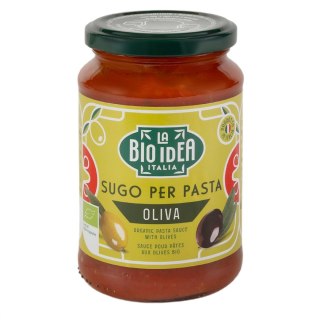SOS POMIDOROWY Z OLIWKAMI BIO 340 g - LA BIO IDEA LA BIO IDEA (makarony, strączkowe,sosy pomidorowe)