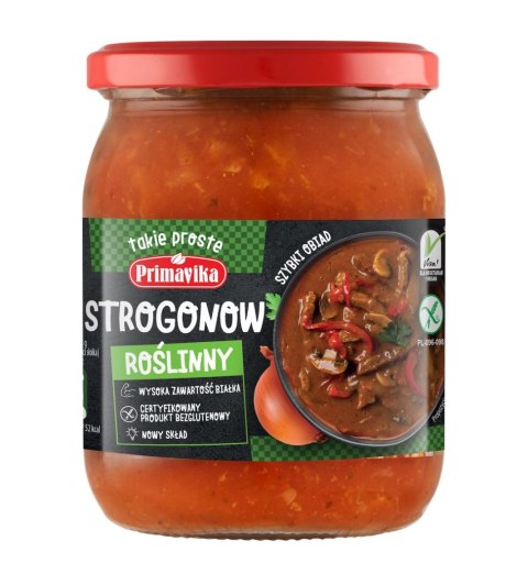 STROGONOW ROŚLINNY BEZGLUTENOWY 470 g - PRIMAVIKA PRIMAVIKA (przetwory i pasty vege)