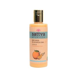 ŻEL DO MYCIA CIAŁA POMARAŃCZOWY 210 ml - SATTVA (AYURVEDA) SATTVA (kosmetyki ajurwedyjskie, kadzidełka)