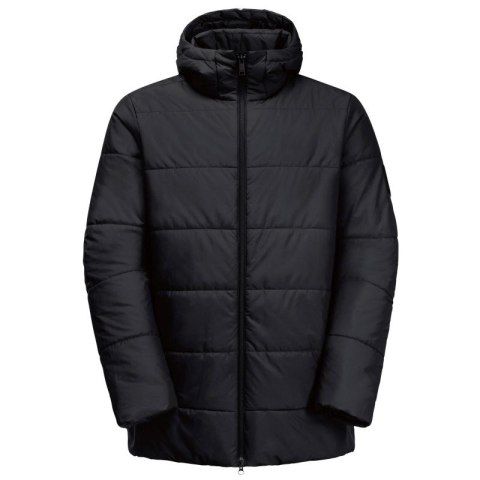 Kurtka przejściowa męska Jack Wolfskin DEUTZER LONG JKT M black oddychający materiał czarna (1207451_6000) Jack Wolfskin