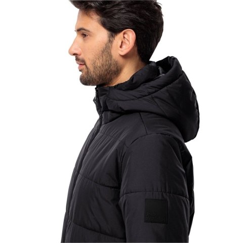 Kurtka przejściowa męska Jack Wolfskin DEUTZER LONG JKT M black oddychający materiał czarna (1207451_6000) Jack Wolfskin
