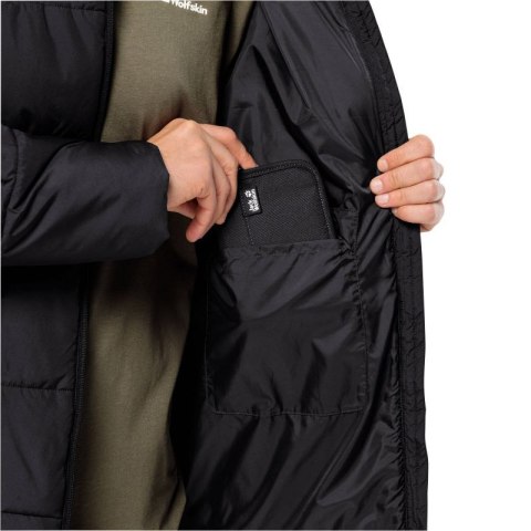 Kurtka przejściowa męska Jack Wolfskin DEUTZER LONG JKT M black oddychający materiał czarna (1207451_6000) Jack Wolfskin