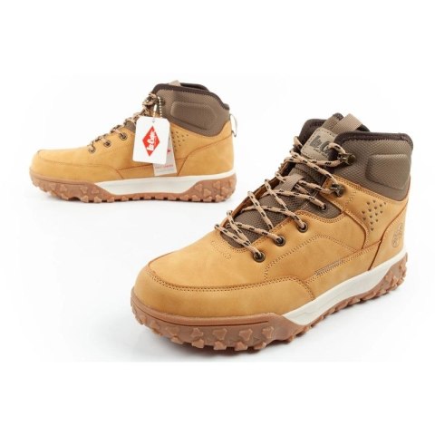 Lee Cooper buty sportowe męskie zimowe trekkingowe ocieplane za kostkę karmelowe