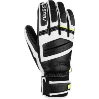 Rękawice REUSCH Master Pro r. 8,5 czarno-biało-zółte