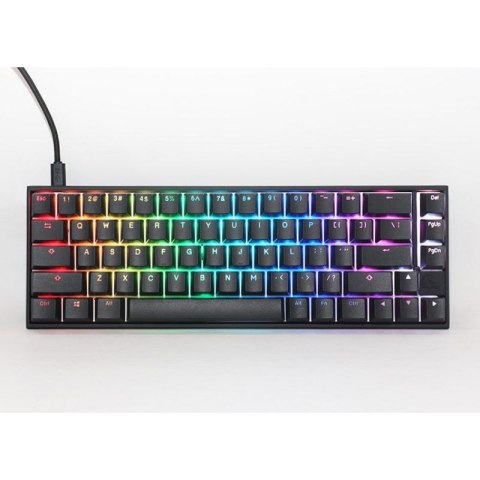 Ducky Mecha Pro SF klawiatura Gaming USB US English Czarny