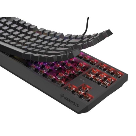 GENESIS Thor 230 TKL klawiatura Gaming USB QWERTY US English Czarny