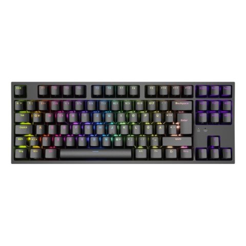 GENESIS Thor 404 TKL klawiatura Gaming USB QWERTY Niemiecki Czarny