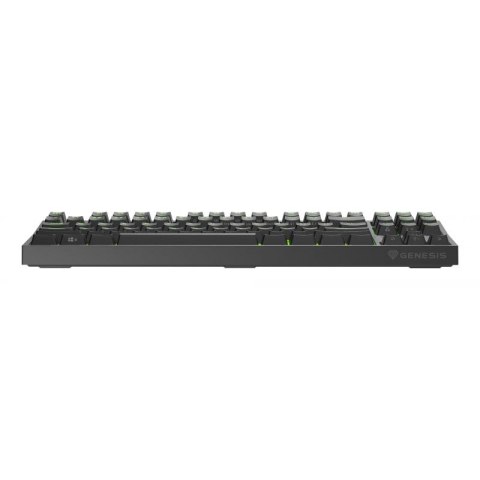 KLAWIATURA DLA GRACZY GENESIS THOR 404 TKL US PODŚWIETLENIE RGB MECHANICZNA CZARNA KAILH BOX BROWN