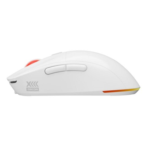 GENESIS Zircon XIII myszka Gaming Oburęczny RF Wireless + USB Type-C Optyczny 26000 DPI
