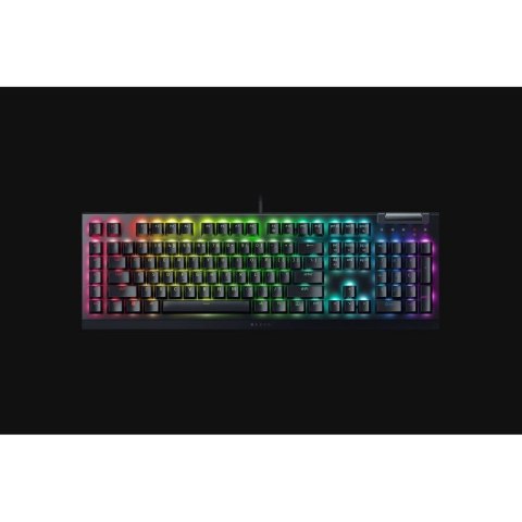 Razer BlackWidow V4 X. Tastatur Formfaktor: Volle Größe (100%), Geräteschnittstelle: USB, Tastatur-Switch: Mechanischer Switch. 