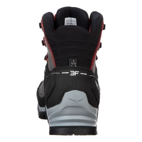 Salewa MTN Trainer Mid GTX Męski Dorosły Ciemnoszary, Szary, Czerwony