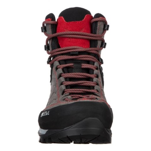 Salewa MTN Trainer Mid GTX Męski Dorosły Ciemnoszary, Szary, Czerwony