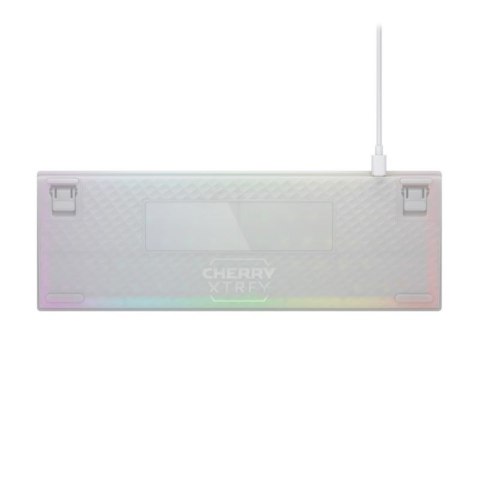 Klawiatura CHERRY XTRFY TAS K5V2 Przewodowy DE-Layout weiĽ MX Czerwony