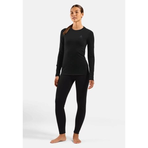 Koszulka damska ODLO Merino 160 BL Top Crew Neck l/s roz. S Czarna
