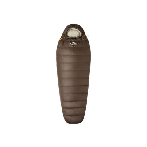Śpiwór Snowbird Duck Down 400 L CNK2550WS014 ciemny brąz NATUREHIKE