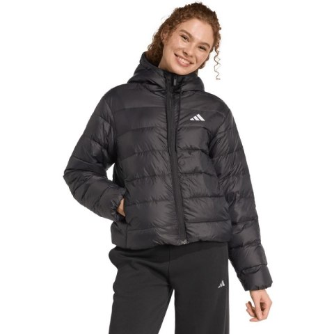 Kurtka damska adidas Essentials Climawarm Light Down Hoodie czarna KC1580