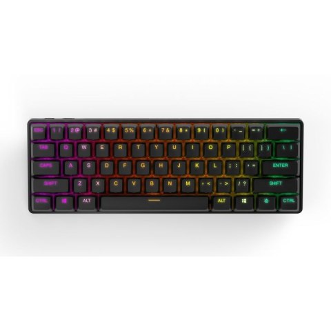 Klawiatura gamingowa SteelSeries Apex Pro Mini klawiatura do gier Światło LED RGB US Wireless OmniPoint Regulowany przełącznik m Steelseries