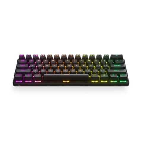 Klawiatura gamingowa SteelSeries Apex Pro Mini klawiatura do gier Światło LED RGB US Wireless OmniPoint Regulowany przełącznik m Steelseries