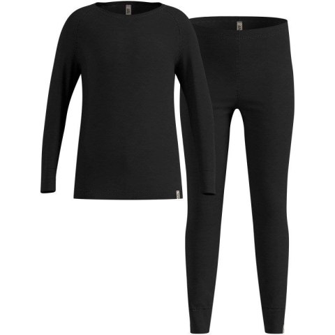 Zestaw bielizny dziecięcej Odlo Set long MERINO 200 KIDS roz. 1464m Czarny