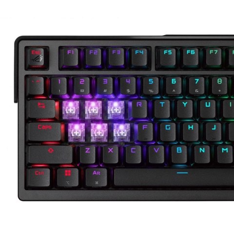 ASUS ROG Azoth Extreme klawiatura Gaming USB + RF Wireless + Bluetooth QWERTZ Czarny Asus