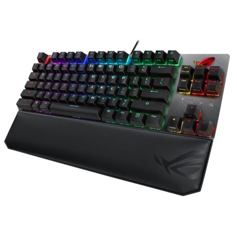 ASUS ROG Strix Scope NX TKL Deluxe klawiatura Gaming USB Niemiecki Czarny, Szary Asus