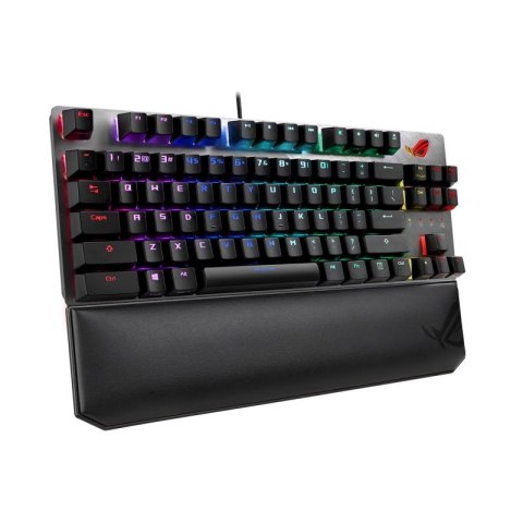 ASUS ROG Strix Scope NX TKL Deluxe klawiatura Gaming USB Niemiecki Czarny, Szary Asus