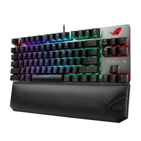 ASUS ROG Strix Scope NX TKL Deluxe klawiatura Gaming USB Niemiecki Czarny, Szary Asus