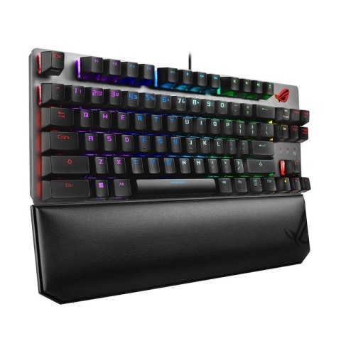 ASUS ROG Strix Scope NX TKL Deluxe klawiatura Gaming USB Niemiecki Czarny, Szary Asus