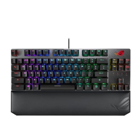 ASUS ROG Strix Scope NX TKL Deluxe klawiatura Gaming USB Niemiecki Czarny, Szary Asus