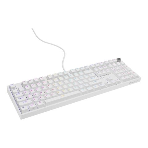 GENESIS NKG-2300 klawiatura Uniwersalne USB QWERTY Angielski Biały