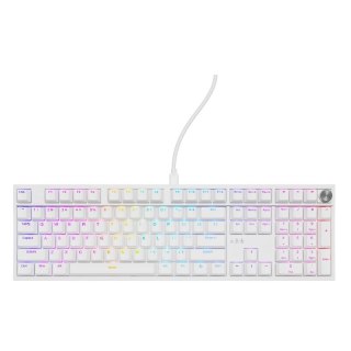 GENESIS NKG-2300 klawiatura Uniwersalne USB QWERTY Angielski Biały
