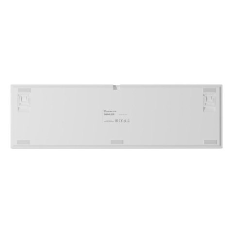 GENESIS NKG-2300 klawiatura Uniwersalne USB QWERTY Angielski Biały
