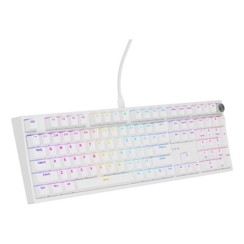 GENESIS NKG-2300 klawiatura Uniwersalne USB QWERTY Angielski Biały