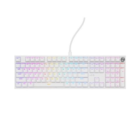 GENESIS NKG-2300 klawiatura Uniwersalne USB QWERTY Angielski Biały