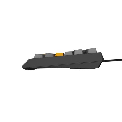 GENESIS Thor 230 TKL klawiatura Gaming USB + RF Wireless + Bluetooth QWERTY Czarny, Szary, Pomarańczowy