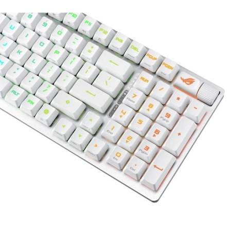 Klawiatura Asus ROG Strix Scope II 96 RX Wireless WHT Asus