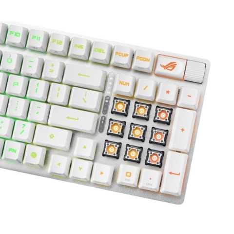 Klawiatura Asus ROG Strix Scope II 96 RX Wireless WHT Asus