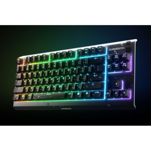 Klawiatura gamingowa SteelSeries Apex 3 Tenkeyless Klawiatura do gier Światło LED RGB Amerykańskie przewodowe przełączniki Whisp Steelseries