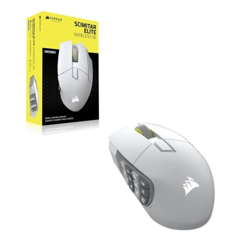 Mysz do gier Corsair Scimitar Elite Wireless SE - biała