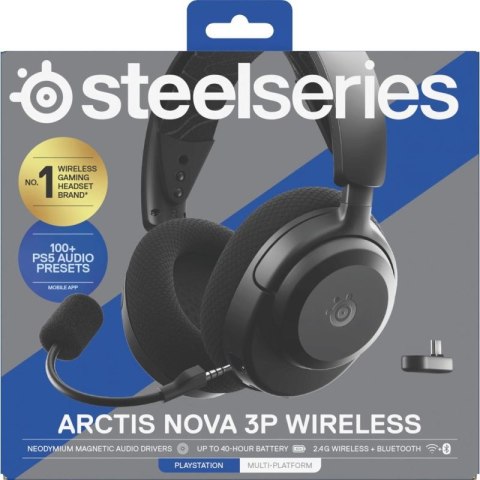 Słuchawki Steelseries Arctis Nova 3P Wireless for Playstation, Black Steelseries