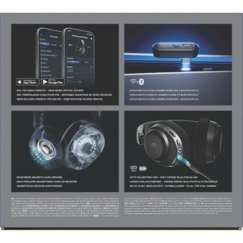 Słuchawki Steelseries Arctis Nova 3P Wireless for Playstation, Black Steelseries