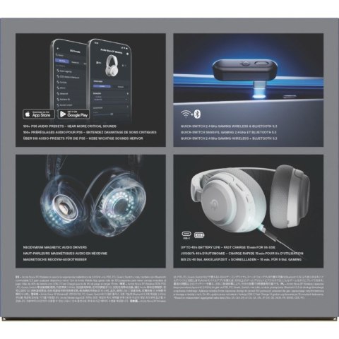 Słuchawki Steelseries Arctis Nova 3P Wireless for Playstation, białe Steelseries