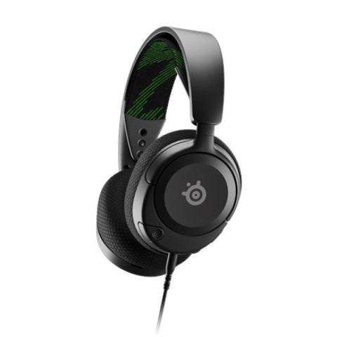 Steelseries ARCTIS NOVA 1X Zestaw słuchawkowy Przewodowa Opaska na głowę Gaming Czarny, Zielony Steelseries